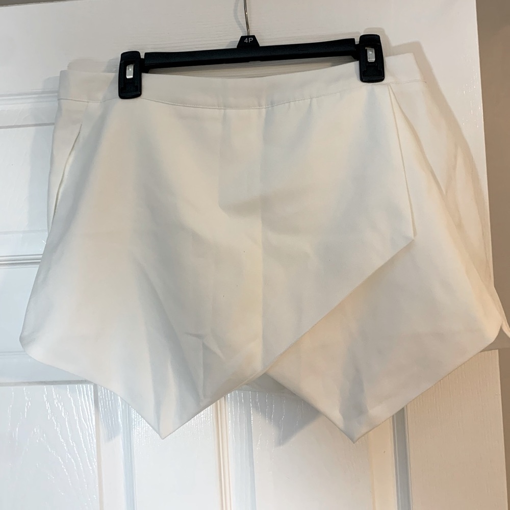 Misguided White Assymetrical Skort